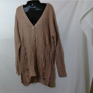 Shredded Cardigan by Derek Heart